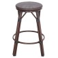 ΣΚΑΜΠΟ ΑΛΟΥΜΙΝΙΟΥ ΜΕΣ.ΥΨΟΥΣ CHINO HM6286.01 BAMBOO LOOK & TEXTILENE ΚΑΦΕ 43x43x65Υεκ