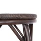 ΣΚΑΜΠΟ ΑΛΟΥΜΙΝΙΟΥ ΜΕΣ.ΥΨΟΥΣ CHINO HM6286.01 BAMBOO LOOK & TEXTILENE ΚΑΦΕ 43x43x65Υεκ