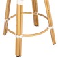 ΣΚΑΜΠΟ ΑΛΟΥΜΙΝΙΟΥ ΜΕΣ.ΥΨΟΥΣ CHINO HM6286.04 BAMBOO LOOK ΦΥΣΙΚΟ & TEXTILENE 43x43x65Υεκ