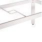 ΤΡΑΠΕΖΙ ΕΞΩΤ.ΧΩΡΟΥ TELAMO HM6288.02 ΑΛΟΥΜΙΝΙΟ ΛΕΥΚΟ & POLYWOOD 160X90Χ73.5Υεκ.