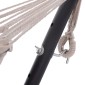 ΑΙΩΡΑ CRAVE HM6304.03 ΑΝΘΡΑΚΙ ΜΕΤΑΛ. ΣΚΕΛΕΤΟΣ--ΜΠΛΕ ΣΚΟΥΡΟ ΠΑΝΙ ΜΕ ΛΕΥΚΗ ΡΙΓΑ 265x93x105Υεκ