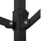 ΚΙΟΣΚΙ/GAZEBO MATTHEW HM6311 ΠΤΥΣΣΟΜΕΝΟ-ΣΚΕΛΕΤΟΣ ΜΕΤΑΛ.ΜΑΥΡΟΣ-ΛΕΥΚΟ ΥΦΑΣΜΑ 3x4,5x3,10Yμ