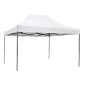ΚΙΟΣΚΙ/GAZEBO MATTHEW HM6311 ΠΤΥΣΣΟΜΕΝΟ-ΣΚΕΛΕΤΟΣ ΜΕΤΑΛ.ΜΑΥΡΟΣ-ΛΕΥΚΟ ΥΦΑΣΜΑ 3x4,5x3,10Yμ