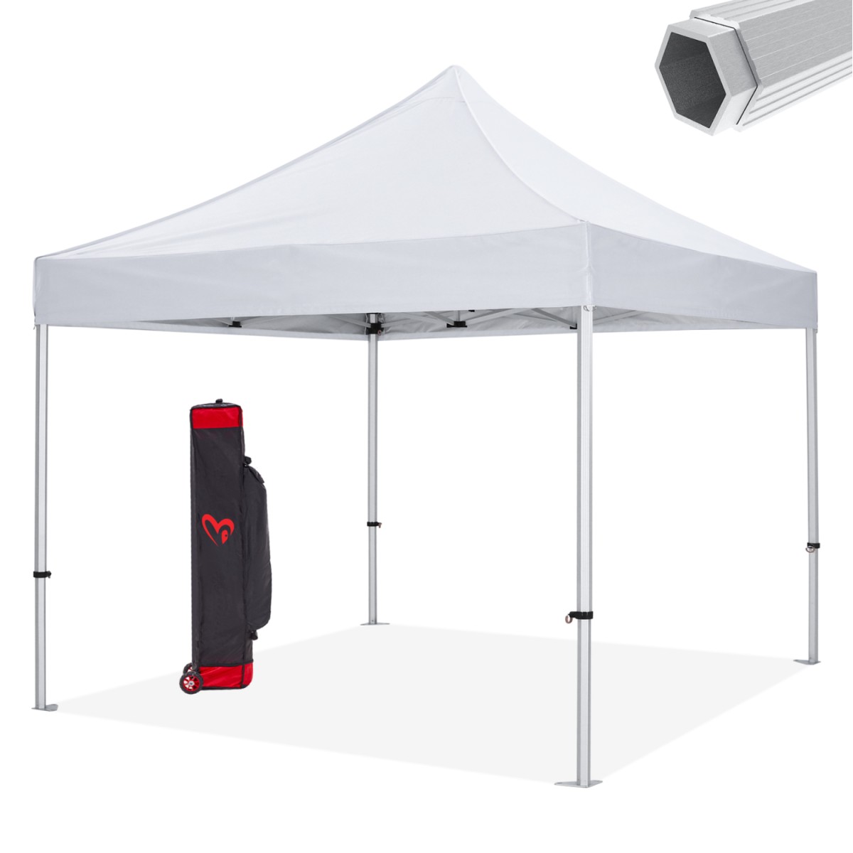 GAZEBO MATTHEW-AL HM6313 ΠΤΥΣΣΟΜ.-ΕΠΑΓΓΕΛΜΑΤΙΚΗ ΧΡΗΣΗ-ΣΚΕΛΕΤΟΣ ΑΛΟΥΜ.ΑΣΗΜΙ-ΛΕΥΚΟ ΥΦΑΣΜΑ 3x3x3,43Yμ