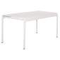 ΤΡΑΠΕΖΙ ΑΛΟΥΜΙΝΙΟΥ RACHEL HM6339.02 ΛΕΥΚΟ 150x80x75Υεκ.