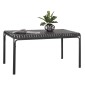 ΤΡΑΠΕΖΙ ΑΛΟΥΜΙΝΙΟΥ RACHEL HM6339.01 ΓΚΡΙ 150x80x75Υεκ.