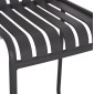 ΣΚΑΜΠΟ ΜΠΑΡ ΑΛΟΥΜΙΝΙΟΥ RACHEL HM6341.01 ΓΚΡΙ 47x56,5x98,5Υεκ.