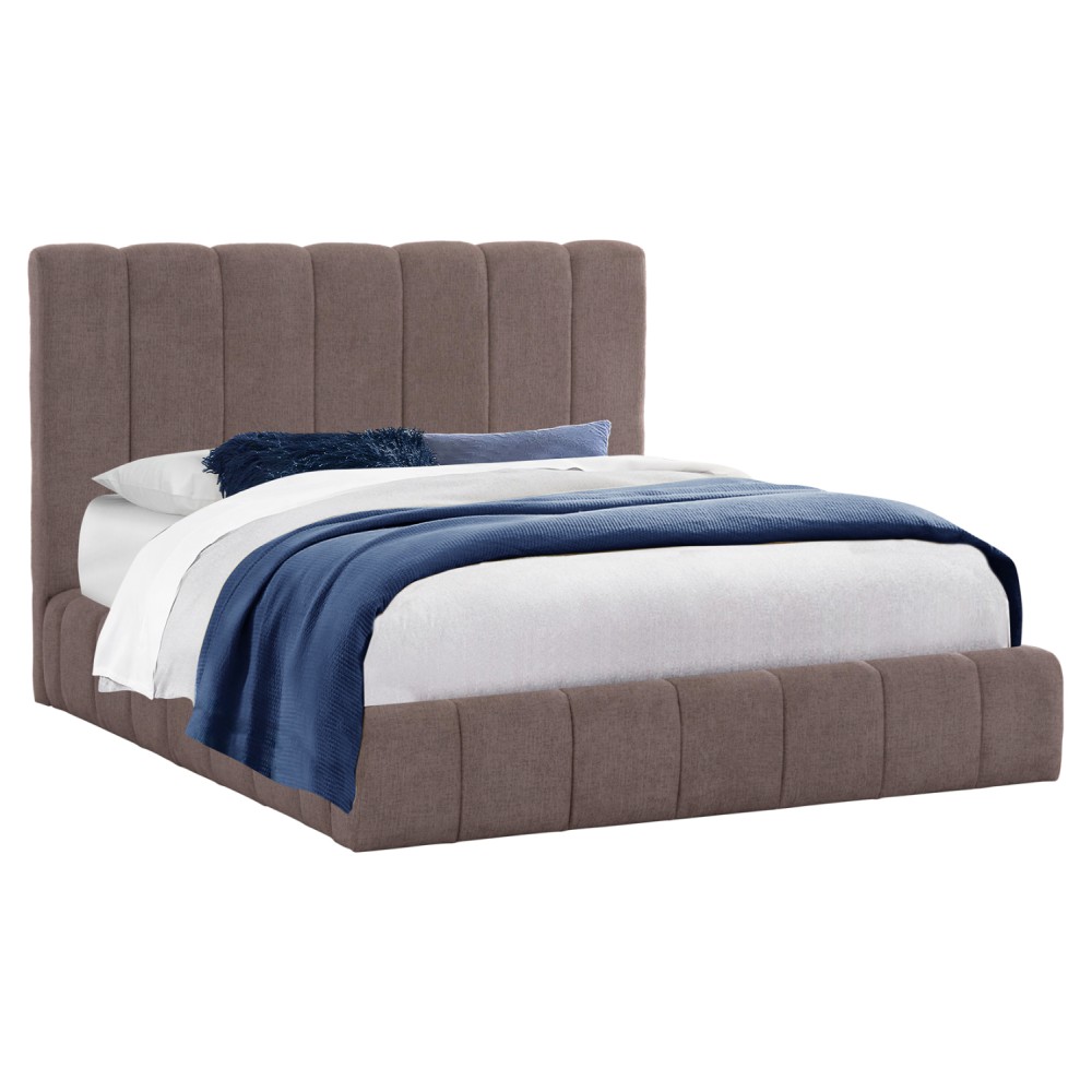 ΚΡΕΒΑΤΙ REMO ΜΕ ΑΠΟΘΗΚΕΥΤΙΚΟ ΧΩΡΟ HM719.22 ΥΦΑΣΜΑ TEDDY ΓΚΡΙ-ΓΙΑ ΣΤΡΩΜΑ 160x200εκ