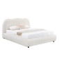 ΚΡΕΒΑΤΙ ΔΙΠΛΟ ΜΕ ΑΠΟΘ.ΧΩΡΟ KALLY HM729.03 ΜΠΕΖ FAUX FUR ΥΦΑΣΜΑ--ΣΤΡΩΜΑ 160x200εκ