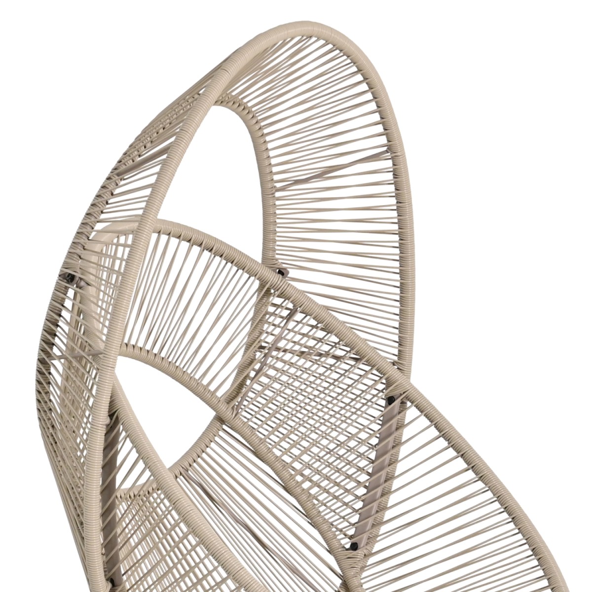 ΠΟΛΥΘΡΟΝΑ-ΦΩΛΙΑ RULER HM6506.02 ΜΟΚΑ ΜΕΤΑΛΛΟ-P.E.RATTAN--ΓΚΡΙ ΜΑΞΙΛΑΡΙΑ 90x85x154Υεκ