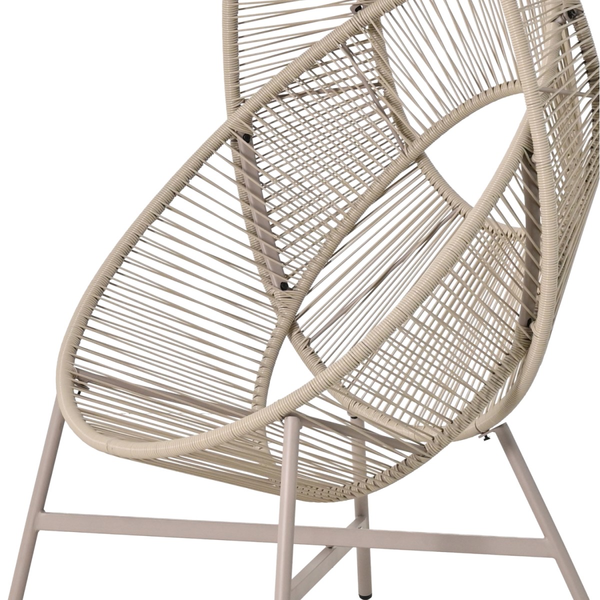 ΠΟΛΥΘΡΟΝΑ-ΦΩΛΙΑ RULER HM6506.02 ΜΟΚΑ ΜΕΤΑΛΛΟ-P.E.RATTAN--ΓΚΡΙ ΜΑΞΙΛΑΡΙΑ 90x85x154Υεκ