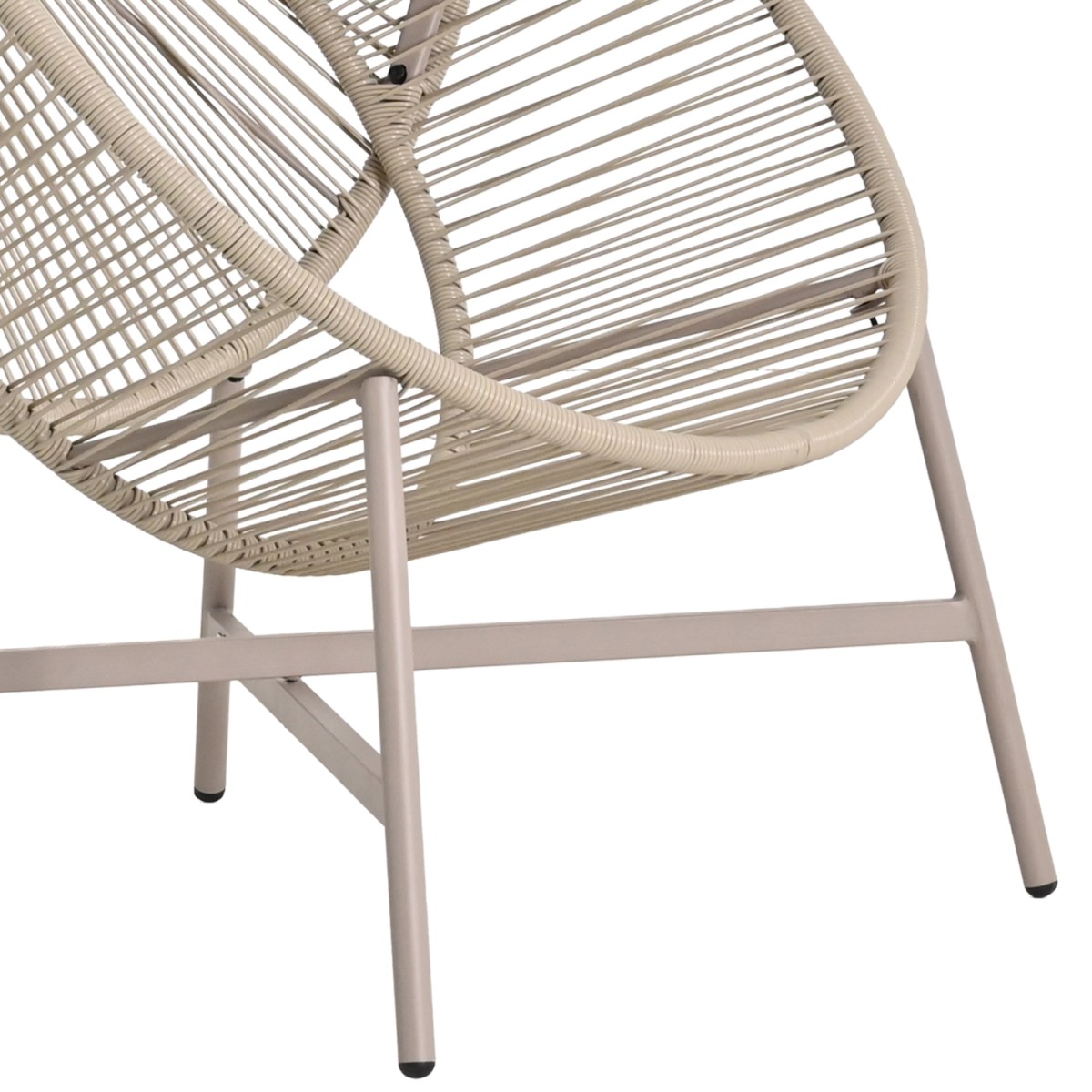 ΠΟΛΥΘΡΟΝΑ-ΦΩΛΙΑ RULER HM6506.02 ΜΟΚΑ ΜΕΤΑΛΛΟ-P.E.RATTAN--ΓΚΡΙ ΜΑΞΙΛΑΡΙΑ 90x85x154Υεκ