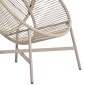 ΠΟΛΥΘΡΟΝΑ-ΦΩΛΙΑ RULER HM6506.02 ΜΟΚΑ ΜΕΤΑΛΛΟ-P.E.RATTAN--ΓΚΡΙ ΜΑΞΙΛΑΡΙΑ 90x85x154Υεκ