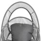 ΠΟΛΥΘΡΟΝΑ-ΦΩΛΙΑ RULER HM6506.01 ΓΚΡΙ ΜΕΤΑΛΛΟ-P.E.RATTAN-ΜΑΞΙΛΑΡΙΑ 90x85x154Υεκ