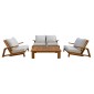 ΣΕΤ ΣΑΛΟΝΙ LOUNGE 4ΤΜΧ MIREX HM6521 ΞΥΛΟ ΑΚΑΚΙΑΣ--ΠΟΛΥΕΣΤΕΡΙΚΑ ΜΑΞΙΛΑΡΙΑ ΕΚΡΟΥ