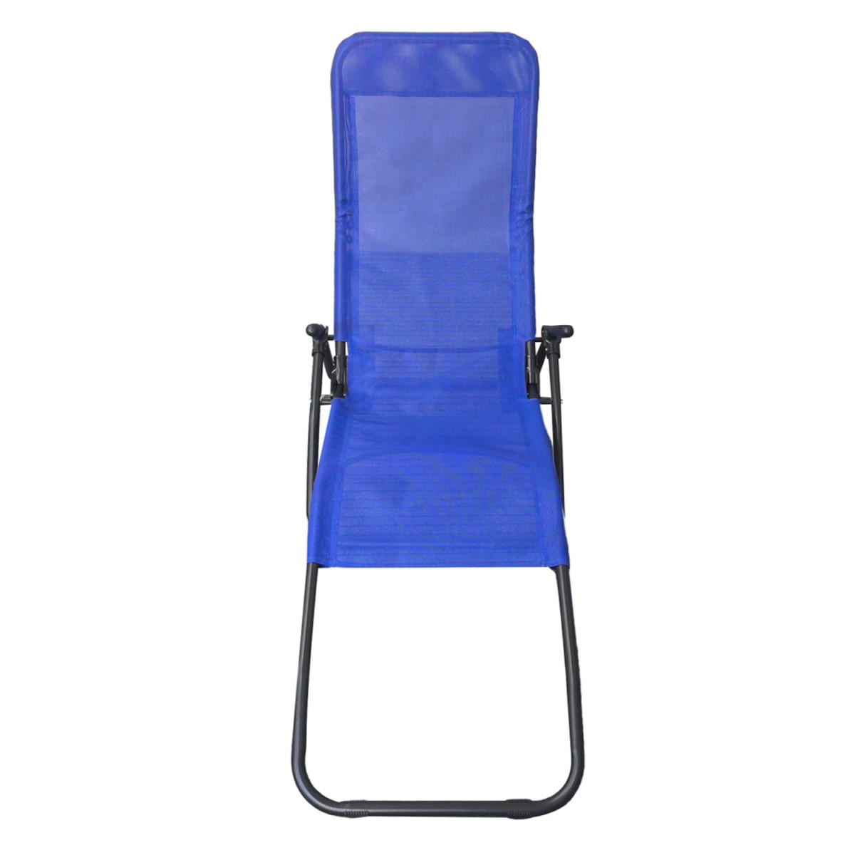 ΞΑΠΛΩΣΤΡΑ ΚΟΥΝΙΣΤΗ SWINGSAND HM6553.05 ΜΠΛΕ TEXTILENE--ΜΑΥΡΟ ΜΕΤΑΛΛΟ 142x60x95Υεκ