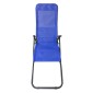 ΞΑΠΛΩΣΤΡΑ ΚΟΥΝΙΣΤΗ SWINGSAND HM6553.05 ΜΠΛΕ TEXTILENE--ΜΑΥΡΟ ΜΕΤΑΛΛΟ 142x60x95Υεκ