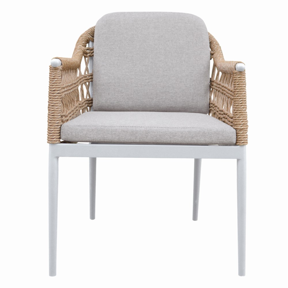 ΠΟΛΥΘΡΟΝΑ BOXER HM6556.02 ΑΛΟΥΜΙΝΙΟ & OLEFIN ΜΠΕΖ-TWIST WICKER 58x60x80Yεκ