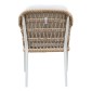 ΠΟΛΥΘΡΟΝΑ BOXER HM6556.02 ΑΛΟΥΜΙΝΙΟ & OLEFIN ΜΠΕΖ-TWIST WICKER 58x60x80Yεκ