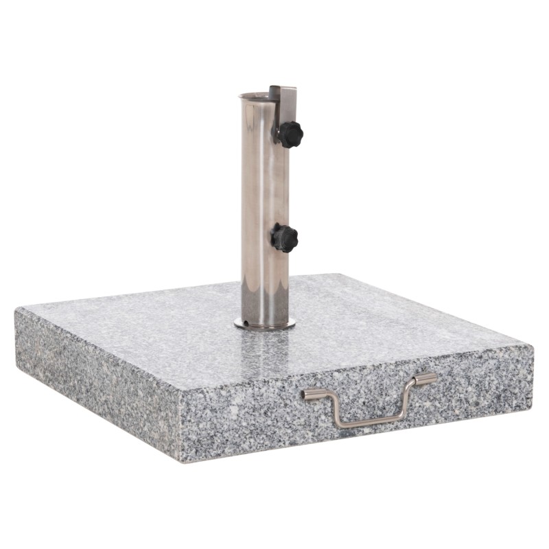 ΒΑΣΗ ΟΜΠΡΕΛΑΣ ΓΡΑΝΙΤΗ 60KG ΜΕ ΧΕΡΟΥΛΙ & ΡΟΔΕΣ HM6565--ΣΩΛΗΝΑΣ ΔΙΑΜΕΤΡΟΥ Φ58