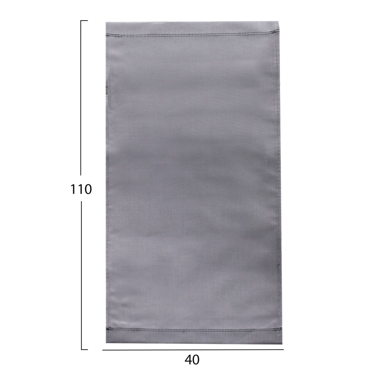 ΑΝΤΑΛΛΑΚΤΙΚΟ ΠΑΝΙ TEXTILENE 550gr/m2 2X1 ΓΚΡΙ ΓΙΑ ΣΕΖΛΟΝΓΚ ΛΗΜΝΟΣ HM5805.10Τ 110Χ40