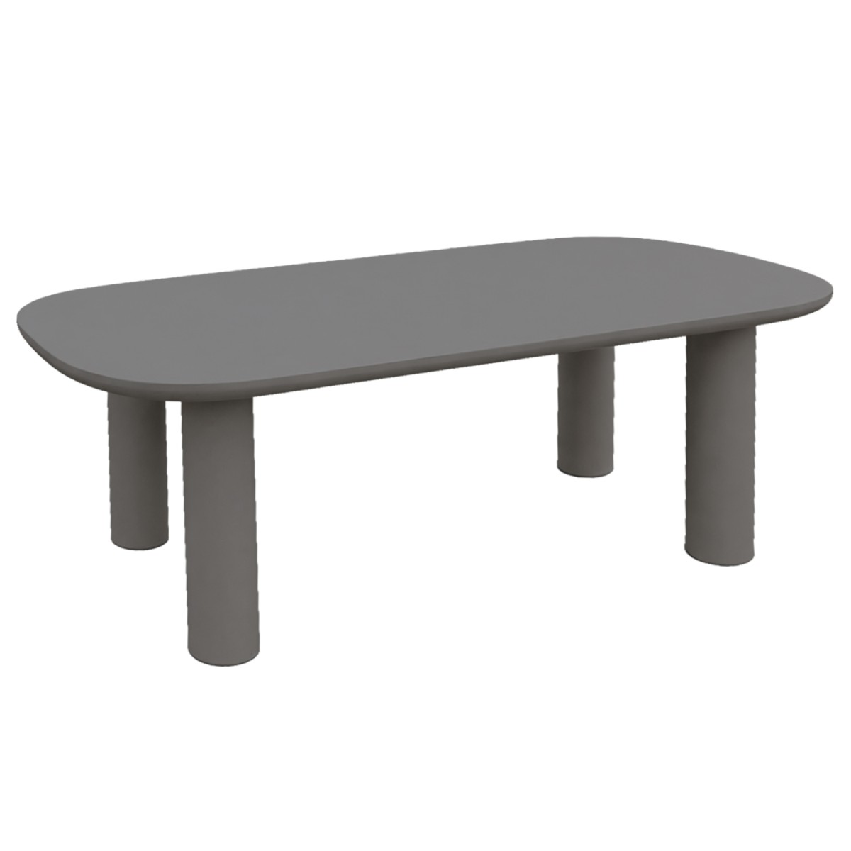 ΤΡΑΠΕΖΙ ΤΡΑΠΕΖΑΡΙΑΣ KIORA HM6597.01 ΓΚΡΙ FIBER CEMENT 200x100x75Υεκ