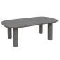 ΤΡΑΠΕΖΙ ΤΡΑΠΕΖΑΡΙΑΣ KIORA HM6597.01 ΓΚΡΙ FIBER CEMENT 200x100x75Υεκ