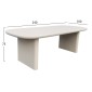 ΤΡΑΠΕΖΙ ΤΡΑΠΕΖΑΡΙΑΣ AZAMI HM6600.02 ΜΠΕΖ FIBER CEMENT 240x100x75Υεκ.