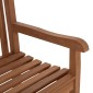 ΠΑΓΚΑΚΙ ΚΗΠΟΥ 2ΘΕΣΙΟ ELENA HM6651 ΞΥΛΟ TEAK--ΦΥΣΙΚΟ 120x60x95Υεκ.