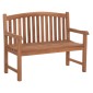 ΠΑΓΚΑΚΙ ΚΗΠΟΥ 2ΘΕΣΙΟ ELENA HM6651 ΞΥΛΟ TEAK--ΦΥΣΙΚΟ 120x60x95Υεκ.