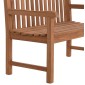 ΠΑΓΚΑΚΙ ΚΗΠΟΥ 2ΘΕΣΙΟ ELENA HM6651 ΞΥΛΟ TEAK--ΦΥΣΙΚΟ 120x60x95Υεκ.