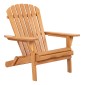 ΠΟΛΥΘΡΟΝΑ LOUNGE ΠΤΥΣΣΟΜΕΝΗ SKALL HM6619 ΞΥΛΟ TEAK ΦΥΣΙΚΟ 70.5x85x92Υεκ.