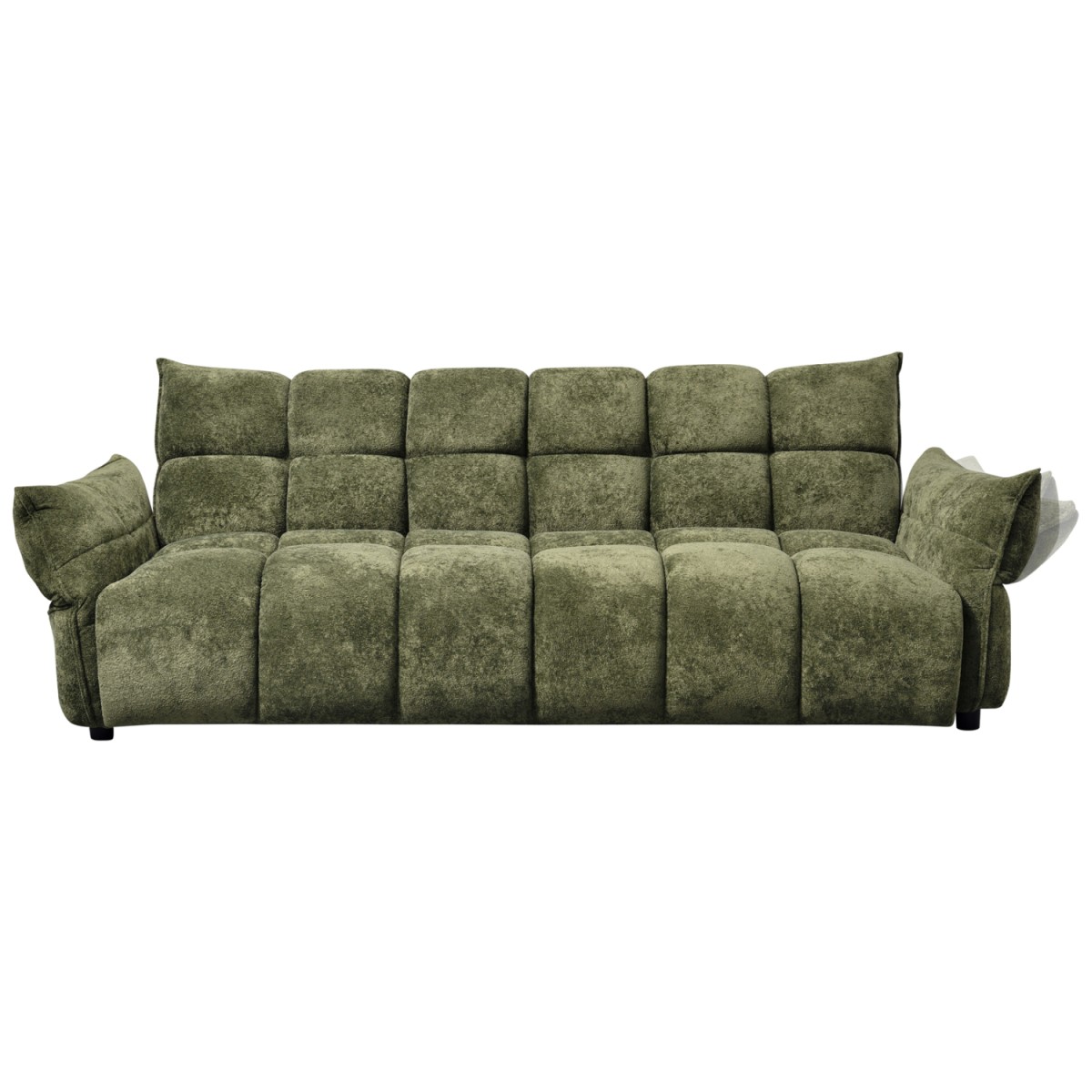 ΚΑΝΑΠΕΣ ΚΡΕΒΑΤΙ MELU HM3314.03 ΠΡΑΣΙΝΟ ΥΦΑΣΜΑ--ΚΑΘΙΣΜΑ POCKET SPRINGS 245x90x85Υεκ