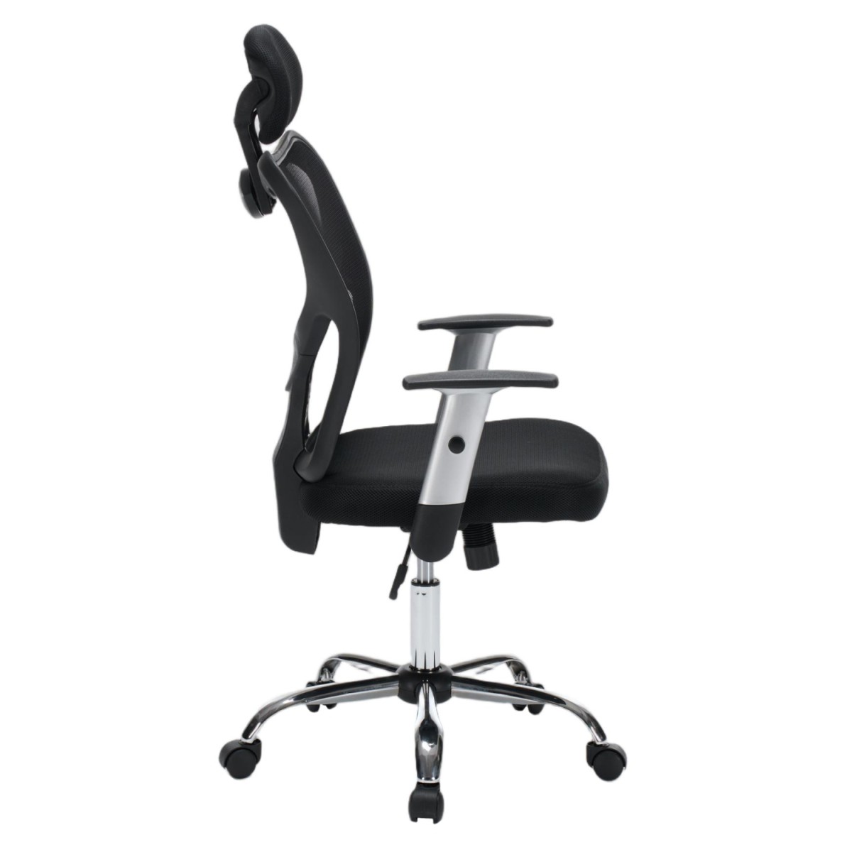 ΚΑΡΕΚΛΑ ΓΡΑΦΕΙΟΥ CUORE HM1207.01 ΜΑΥΡΟΣ ΣΚΕΛΕΤΟΣ-ΜΑΥΡΟ MESH 63x61x125Υεκ