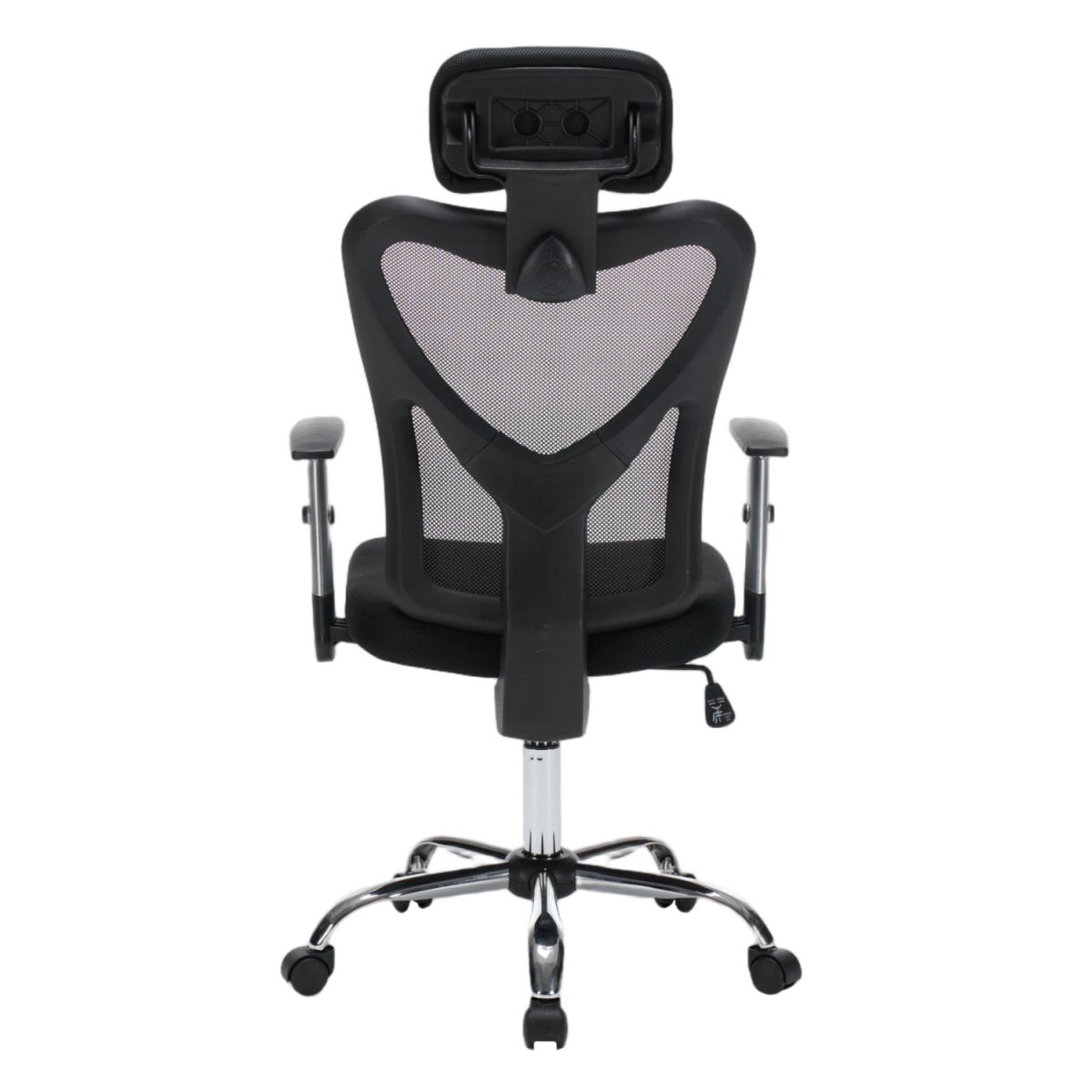 ΚΑΡΕΚΛΑ ΓΡΑΦΕΙΟΥ CUORE HM1207.01 ΜΑΥΡΟΣ ΣΚΕΛΕΤΟΣ-ΜΑΥΡΟ MESH 63x61x125Υεκ