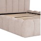 ΚΡΕΒΑΤΙ ΔΙΠΛΟ MARIUS HM759.03 ΜΠΕΖ CHENILLE ΥΦΑΣΜΑ-- ΓΙΑ ΣΤΡΩΜΑ 160x200εκ