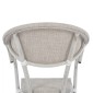 ΠΟΛΥΘΡΟΝΑ ΑΛΟΥΜΙΝΙΟΥ CLAY BAMBOO LOOK ΓΚΡΙ ΠΑΤΙΝΑ ΜΕ TEXTLINE HM5108 57x57x83cm