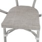 ΠΟΛΥΘΡΟΝΑ ΑΛΟΥΜΙΝΙΟΥ CLAY BAMBOO LOOK ΓΚΡΙ ΠΑΤΙΝΑ ΜΕ TEXTLINE HM5108 57x57x83cm