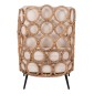 ΠΟΛΥΘΡΟΝΑ RINGER HM9341 ΑΠΟ RATTAN-ΜΕΤΑΛΛΟ ΦΥΣΙΚΟ ΧΡΩΜΑ 65x69x86Y εκ.