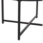 ΤΡΑΠΕΖΙ ΣΑΛΟΝΙΟΥ HM9420.03 BLACK MARBLE ΜΕΛΑΜΙΝΗ-ΜΑΥΡΗ ΜΕΤΑΛΛΙΚΗ ΒΑΣΗ Φ80x48,5Yεκ.
