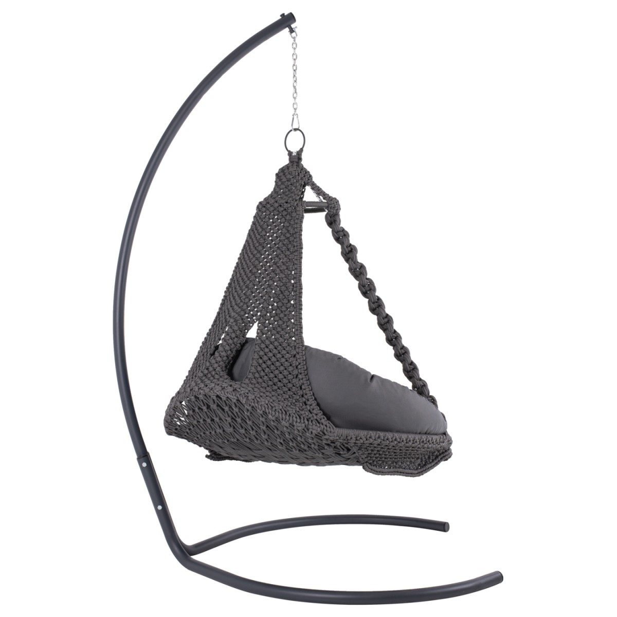 ΚΡΕΜΑΣΤΗ ΦΩΛΙΑ AUGUST ΜΑΚΡΑΜΕ-ΜΕΤΑΛΛΟ ΑΝΘΡΑΚΙ HM5922.10 123x113x145Υεκ.