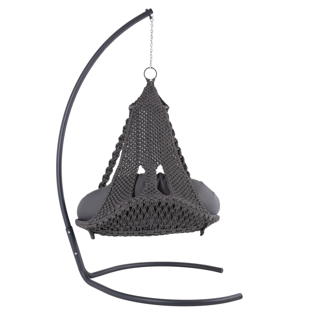 ΚΡΕΜΑΣΤΗ ΦΩΛΙΑ AUGUST ΜΑΚΡΑΜΕ-ΜΕΤΑΛΛΟ ΑΝΘΡΑΚΙ HM5922.10 123x113x145Υεκ.