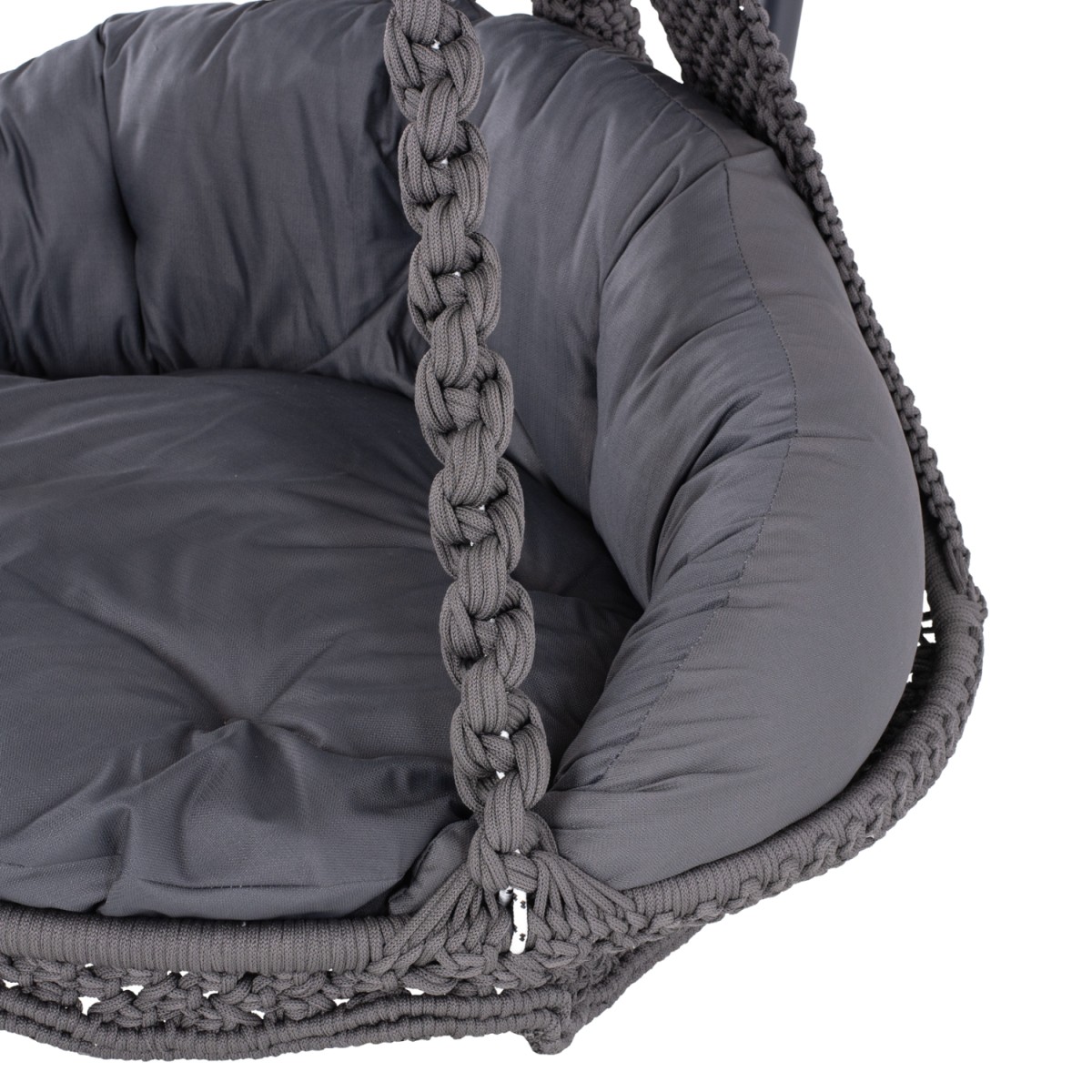 ΚΡΕΜΑΣΤΗ ΦΩΛΙΑ AUGUST ΜΑΚΡΑΜΕ-ΜΕΤΑΛΛΟ ΑΝΘΡΑΚΙ HM5922.10 123x113x145Υεκ.