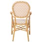 ΠΟΛΥΘΡΟΝΑ ΑΛΟΥΜΙΝΙΟΥ BAMBOO LOOK ΦΥΣΙΚΟ - ΛΕΥΚΟ HM5928.03 55x58x95 εκ.