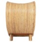ΠΟΛΥΘΡΟΝΑ CURVY LOUNGE HM9645.01 ΑΠΟ RATTAN ΣΕ ΦΥΣΙΚΗ ΑΠΟΧΡΩΣΗ 63x128x97Y εκ.