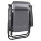 ΠΟΛΥΘΡΟΝΑ RELAX COMPANION HM5095.11 ΓΚΡΙ TEXTILENE-ΜΑΥΡΟ ΜΕΤΑΛΛΟ 67x145x110Υεκ.