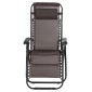 ΠΟΛΥΘΡΟΝΑ RELAX COMPANION HM5095.13 ΚΑΦΕ TEXTILENE-ΜΑΥΡΟ ΜΕΤΑΛΛΟ 67x145x110Υεκ.