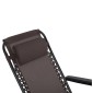 ΠΟΛΥΘΡΟΝΑ RELAX COMPANION HM5095.13 ΚΑΦΕ TEXTILENE-ΜΑΥΡΟ ΜΕΤΑΛΛΟ 67x145x110Υεκ.