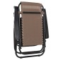 ΠΟΛΥΘΡΟΝΑ RELAX COMPANION HM5095.14 ΣΑΜΠΑΝΙ TEXTILENE-ΜΑΥΡΟ ΜΕΤΑΛΛΟ 67x145x110Υεκ.