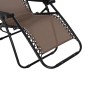 ΠΟΛΥΘΡΟΝΑ RELAX COMPANION HM5095.14 ΣΑΜΠΑΝΙ TEXTILENE-ΜΑΥΡΟ ΜΕΤΑΛΛΟ 67x145x110Υεκ.